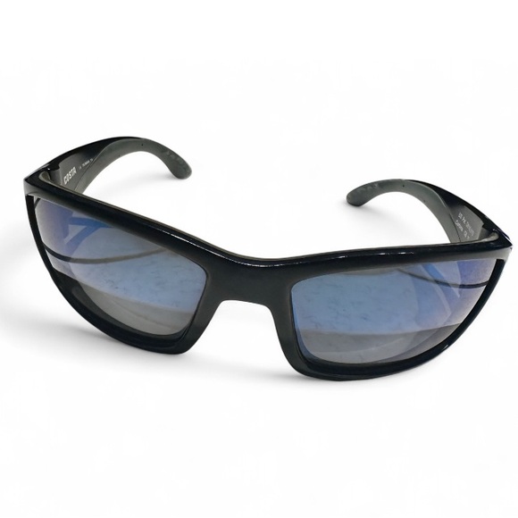 Costa Corbina Polarized Sunglasses - Matte Black/Blue Lenses - Picture 1 of 6